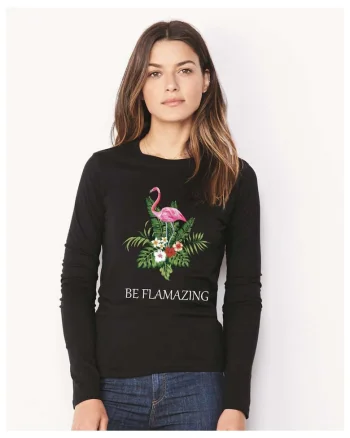 888113505-Bluza de dama neagra - Be Flamazing
