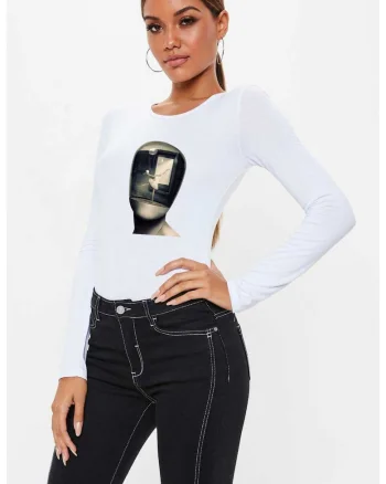 888113638-Bluza dama alba - Dali - Globul