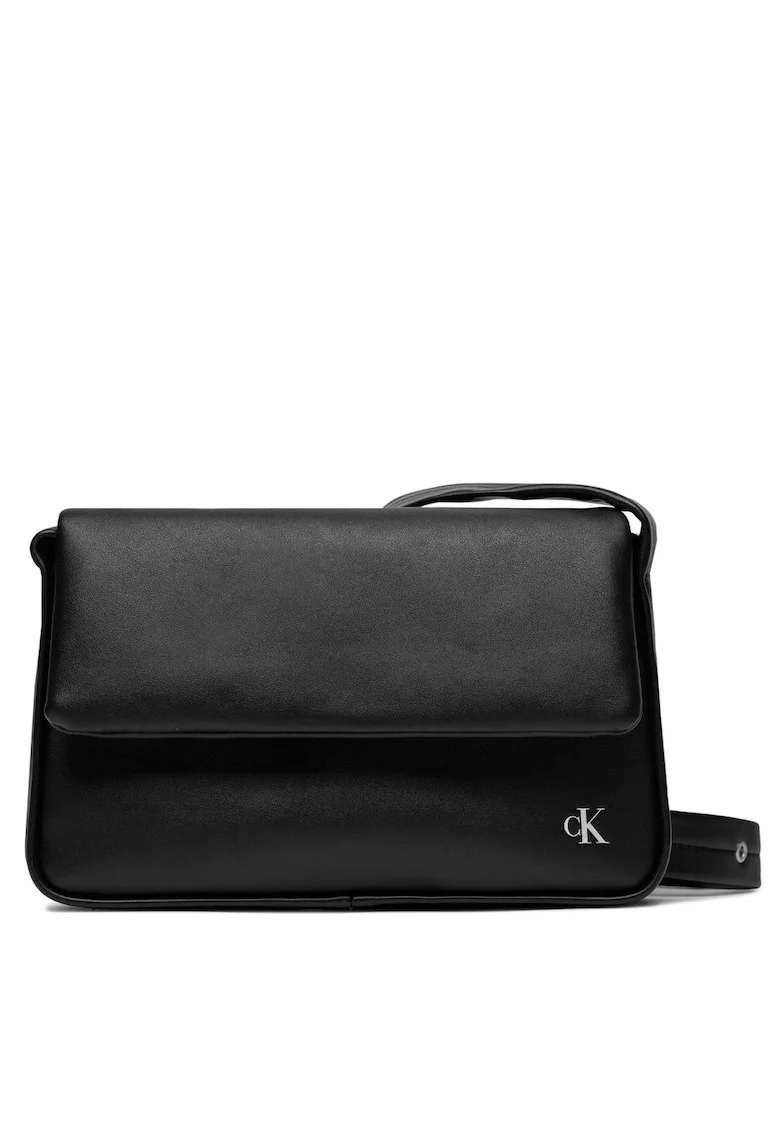 Geanta dama  Block Flap Shoulderbag25 Pu K60K611467 Negru 25 x 16 x 7 cm