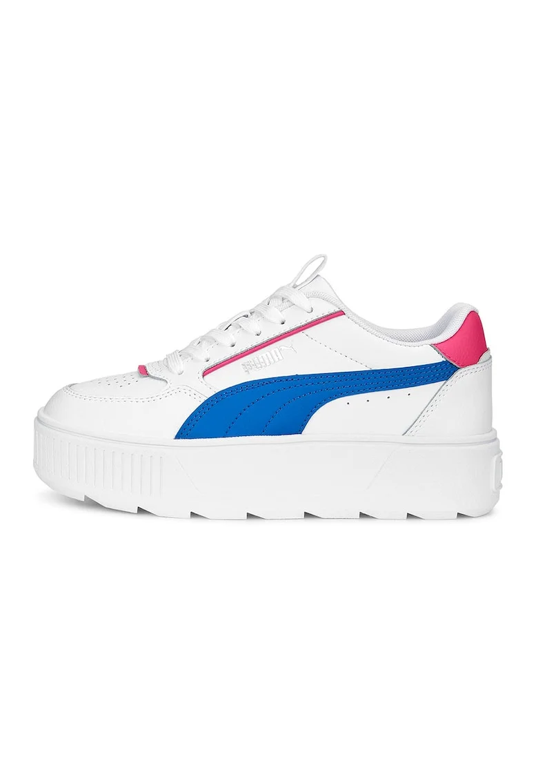 Pantofi sport flatform Karmen Rebelle, Alb/Albastru