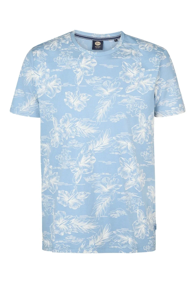 Tricou Barbati,  Albastru, 100% bumbac - 65874, Albastru