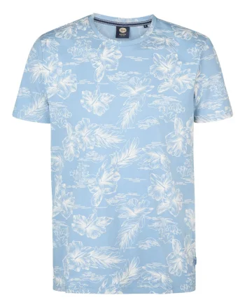 Tricou Barbati,  Albastru, 100% bumbac - 65874, Albastru