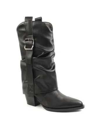 Cizme dama 7QXS70001 01 N, Negru