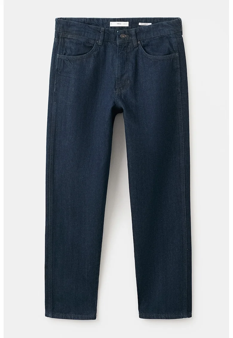 Blugi regular-fit, Albastru inchis