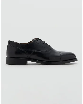 Pantofi oxford din piele, Negru