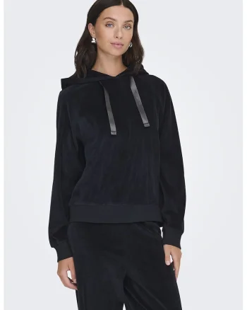 Hanorac cu maneci raglan, Negru