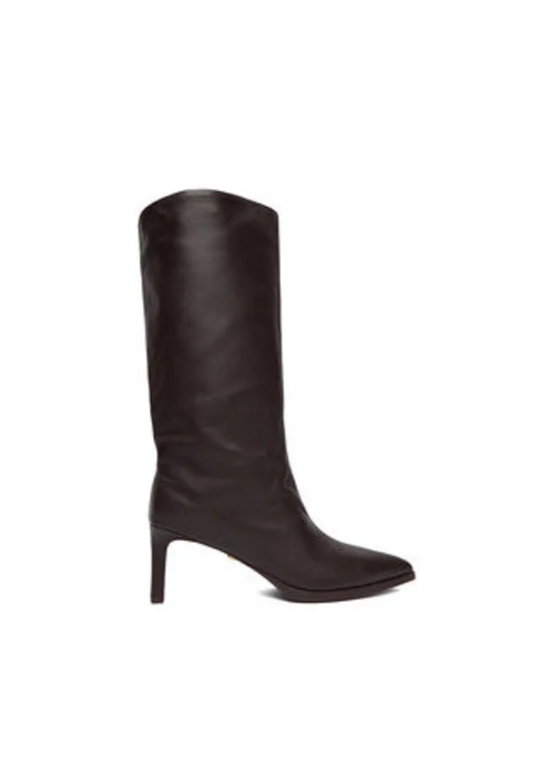 Cizme pentru dama,  EO-SLT2636-1203-3R, piele naturala, maro