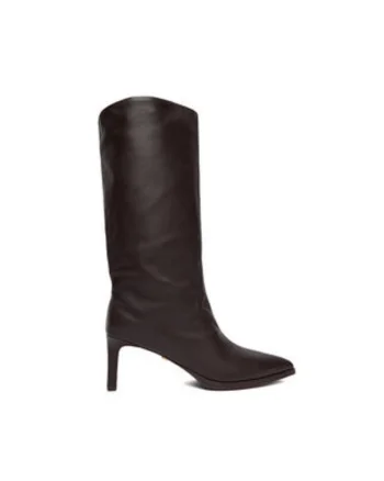 Cizme pentru dama,  EO-SLT2636-1203-3R, piele naturala, maro