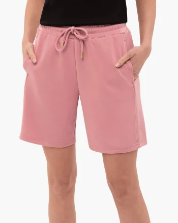 Pantaloni scurti sport pentru femei  M-Lotiz, roz