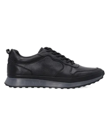 Pantofi sport din piele naturala cu profil jos