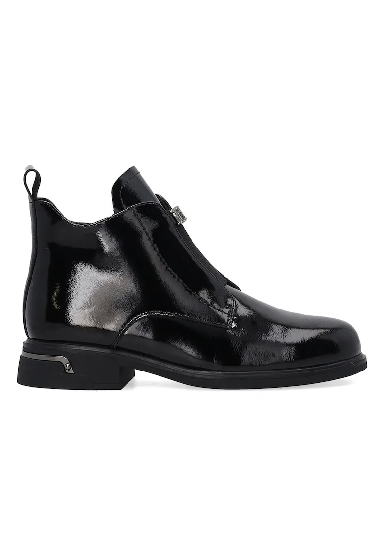 Botine din piele lacuita 00