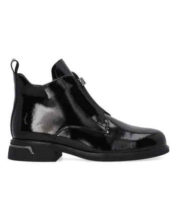 Botine din piele lacuita 00