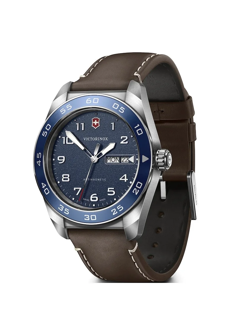 Ceas barbatesc  Quartz, 42mm, 0ATM, Albastru