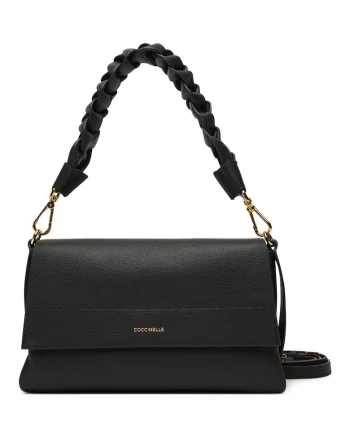 Geanta din piele cu bareta de umar Boheme, Multicolor