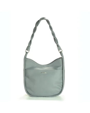 Geanta Ziggy Dama Piele naturala,  Gri deschis