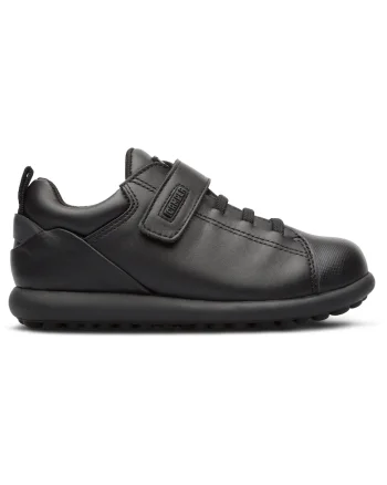 Pantofi sport din piele cu inchidere velcro Pelotas Ariel 217, Negru