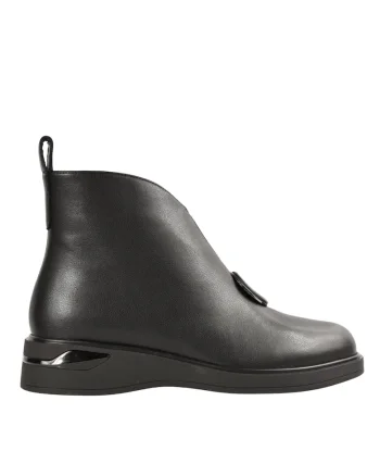 Ghete elegante  negru piele naturala, Negru
