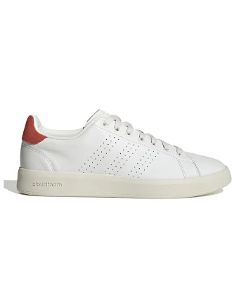 Pantofi sport de piele Advantage Premium, Alb/Caramiziu