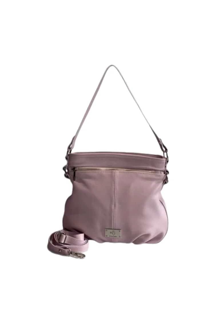 Geanta dama piele,  Eduard 5, 28x4x26, Roz