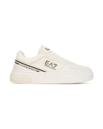 Tenisi unisex, Emporio Armani  piele ecologica, crem