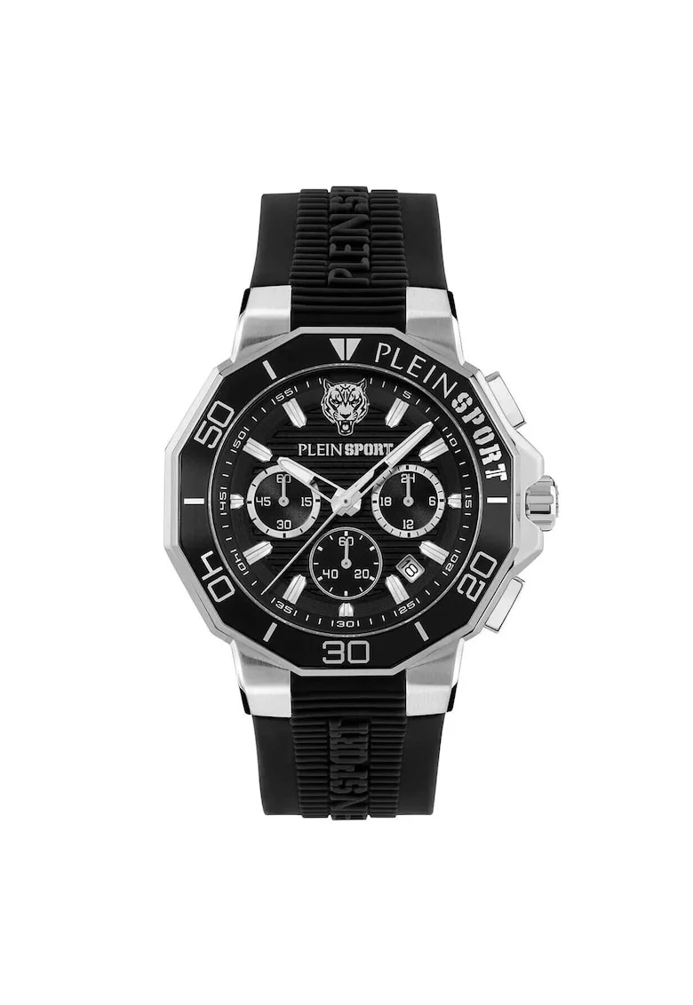 Ceas barbatesc  carcasa Otel 46 mm, 5 ATM, Negru