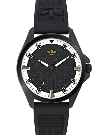 Ceas quartz cu logo, Negru