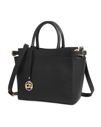 Geanta tote din piele Darcy, Negru