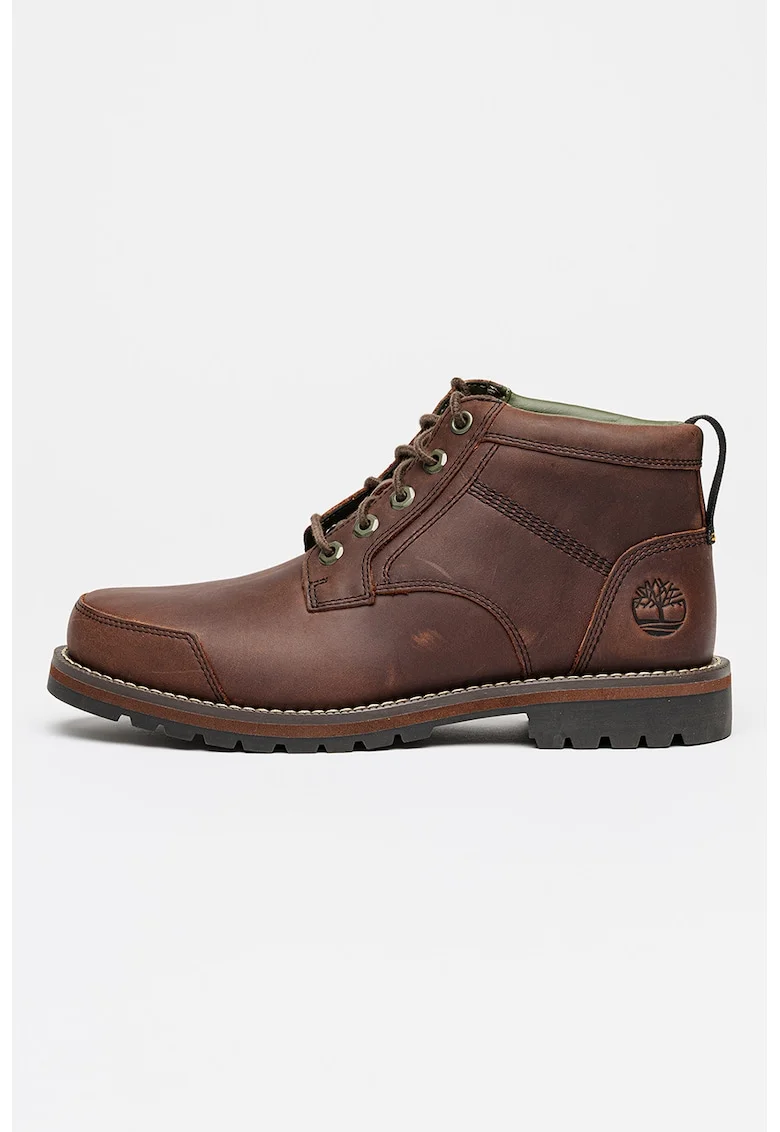 Ghete din piele Larchmont, Maro cognac