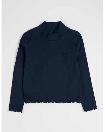 Bluza cu striatii si guler, Bleumarin