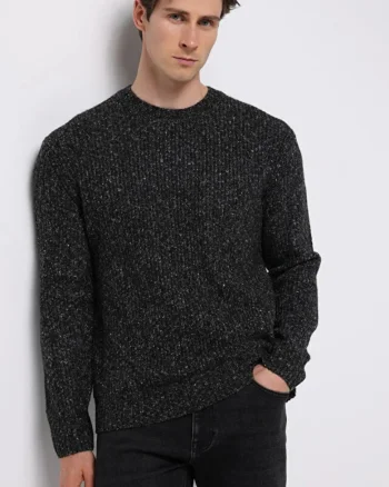 Pulover barbati  negru, bumbac, marime