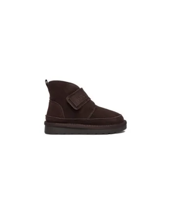 Cizme de zapada copii  maro, piele naturala, cu arici, EO-HY669016S-2