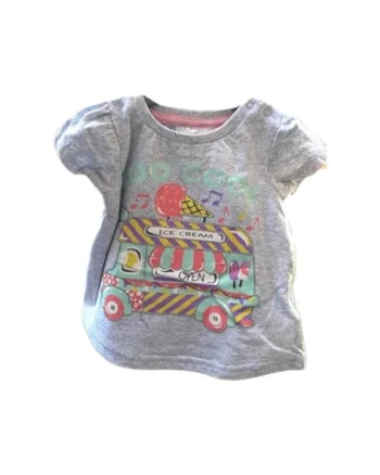 Tricou  Model Too Cool, Bumbac, Fete, Maneca scurta, Multicolor
