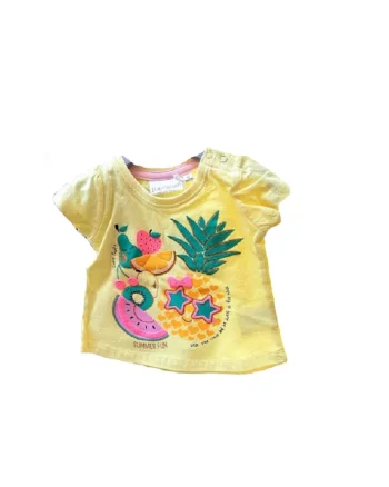Tricou  - Summer Fun, Maneca scurta, Bumbac, Fete, Multicolor