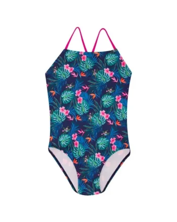 Costum De Baie  Model Exotic, Grafic, Fete, Multicolor, Multicolor