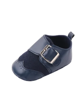 Pantofi Eleganti  Cu Catarama, Piele ecologica/ Piele Intoarsa, Baieti, Bleumarin