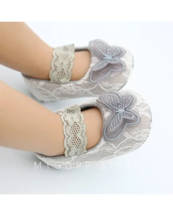 Pantofi  Model AL 15275 Fluturas, Textil, Gri, Gri