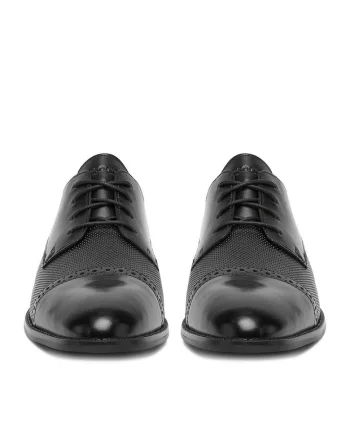 Pantofi barbatesti,  piele naturala negru