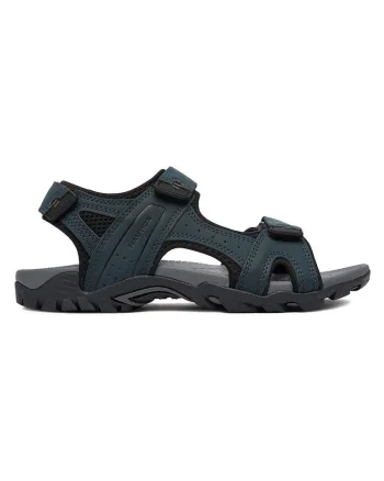 Sandale barbatesti,  bleumarin, textil, sistem inchidere Velcro,