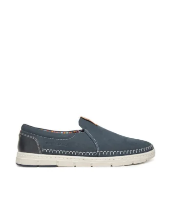 Pantofi barbati,  bleumarin, piele naturala - 69874, Bleumarin