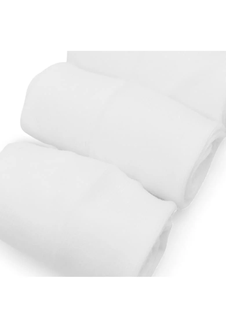 Sosete  unisex, alb, set 3 perechidwqf, Alb