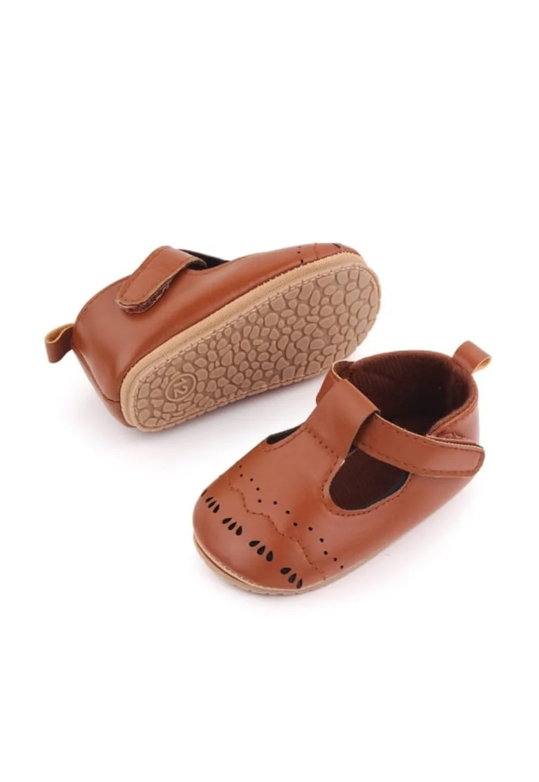 Pantofi  Model AL 14223 Lolyta, Piele ecologica, Fete, Maro, Maro