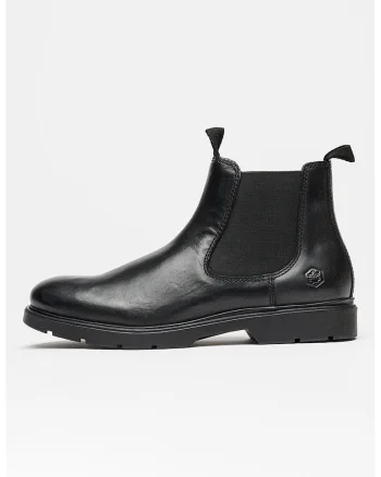 Ghete Chelsea din piele Charlie, Negru