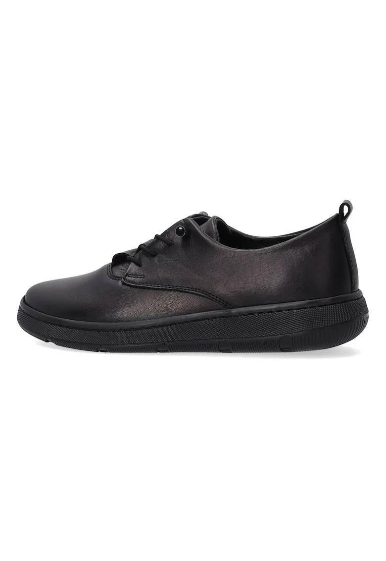Pantofi sport din piele naturala, Negru