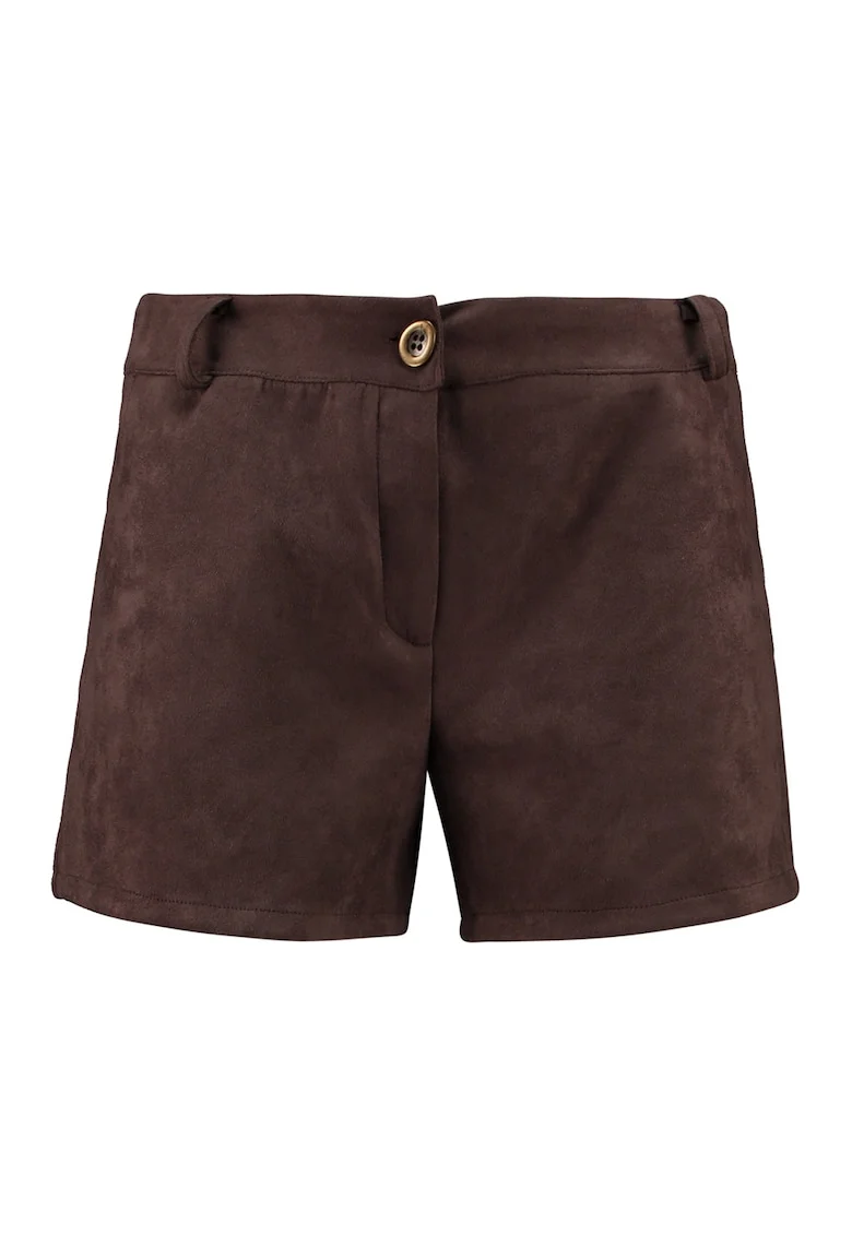 Pantaloni scurti cu buzunare, Maro inchis