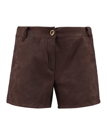 Pantaloni scurti cu buzunare, Maro inchis