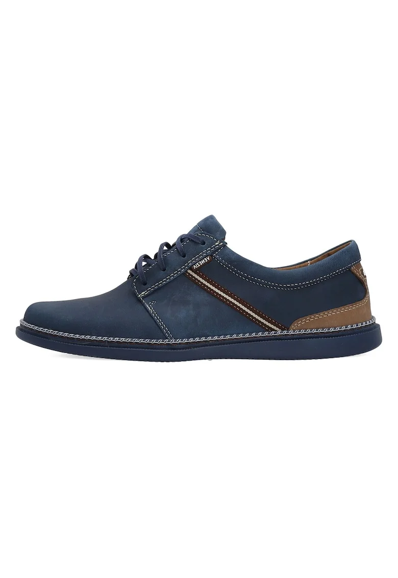 Pantofi casual din piele nabuc