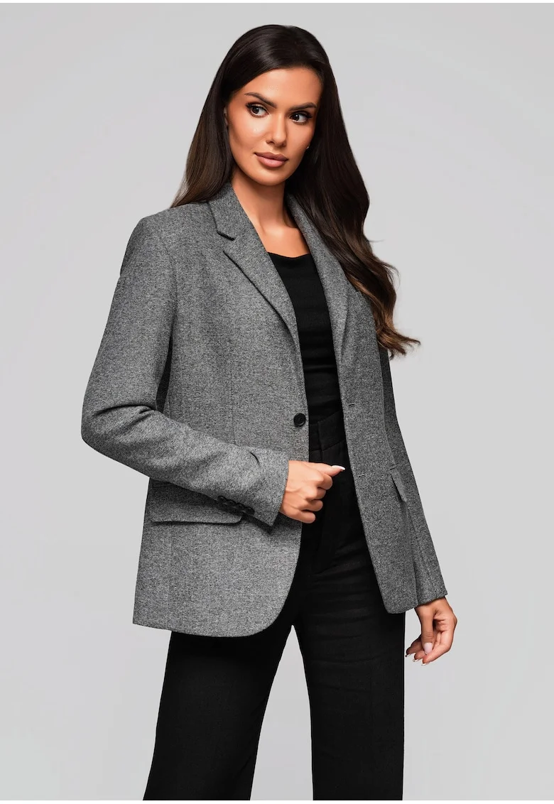 Sacou elegant  LW-BLZB-0101, Gri