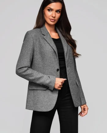 Sacou elegant  LW-BLZB-0101, Gri