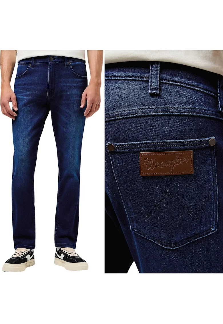 bărbați  Larston 812 slim tapered, albastru închis, elastic L32, Albastru