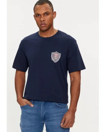 Tricou barbati,  594329, Bleumarin, Bumbac